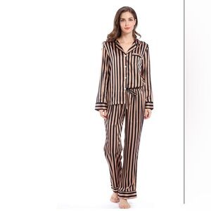 Brown and Black Striped Pajamas